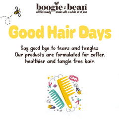 Boogie and Bean Coco Baby Hair Oil ingredients blend—natural oils nourish without heaviness.