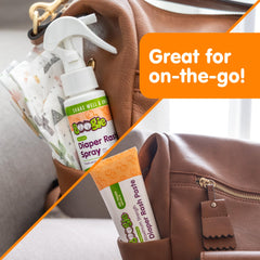 Boogie bundle packaging emphasizes mess-free, ready-to-use relief on the go.