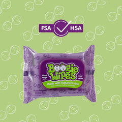Boogie Wipes ingredients Aloe and Vitamin E highlight gentle skin care