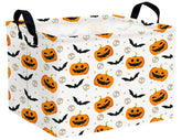 BOOHIT Halloween Boo Basket front view features Bat-Pumpkin design ideal for festive candy collection.
