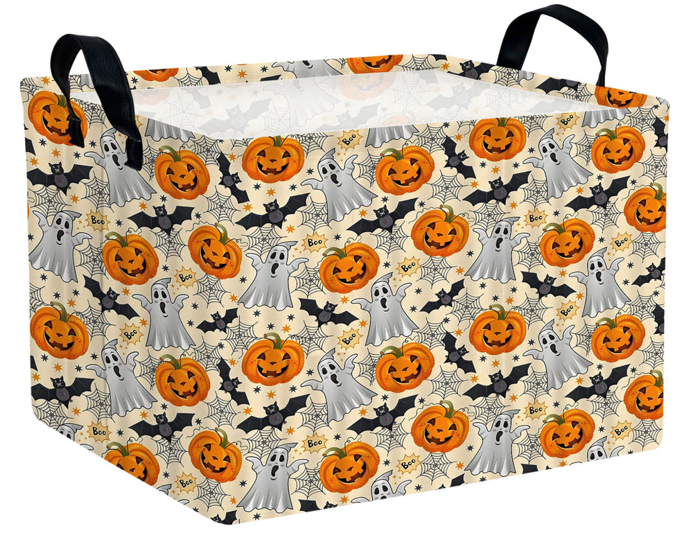 BOOHIT large Halloween basket with candy-ready design for trick-or-treat containers.