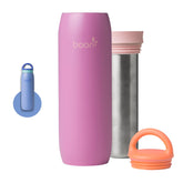 Boon Frosh compact cooler fits in a diaper bag and keeps milk cold on the go.
