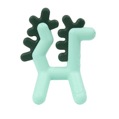 Boon Growl Dragon teether textures highlight surfaces that massage gums for relief.