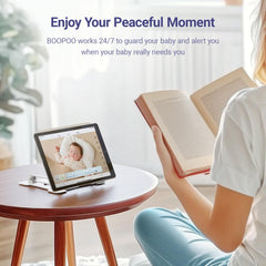 BOOPOO smart AI care interface makes breathing history easy to review.