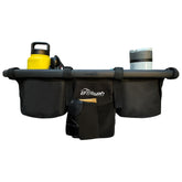 Booyah Strollers double organizer mounted on Bob Duallie for sturdy on-handle storage.