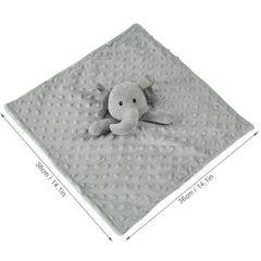 BORITAR Elephant Plush gray closeup highlights soothing companionship.