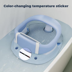 BORRAV bath cushion close-up shows soft, quick-dry material for clean, comfortable baths.