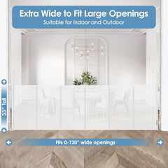 Borthmiu extra-wide mesh close-up highlights durable reinforced rods preventing underneath passage.