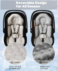 Boryokun reversible ice-silk side for summer keeps baby cool and comfy.