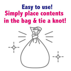 BOS Amazing Odor Sealing Bags in opaque white for discreet use.
