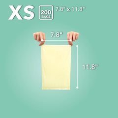 BOS cream-yellow opaque finish keeps contents private.
