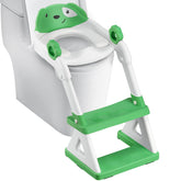 BOSEDSANG 2-in-1 potty seat green overview promotes independent potty training.