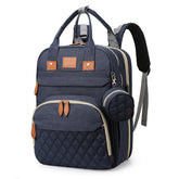 BosiBozi ECO Ouverture diaper backpack front view for easy baby travel.