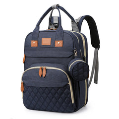 BosiBozi ECO Ouverture diaper backpack front view for easy baby travel.