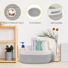 BOSROTY basket storage bedroom – versatile for organizing bedside items and reducing clutter.