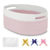 BOSROTY small woven basket with gift set and ribbons, ready for gifting occasions.