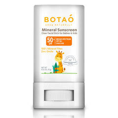 Botao baby mineral sunscreen stick close-up showing easy glide for sensitive skin