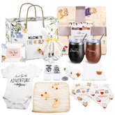 BOTOP new mom gifts bear-themed bundle showcases practical baby essentials for a joyful celebration.