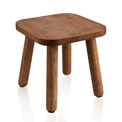 BOTOP small wooden step stool front view showcases sturdy construction for daily use.