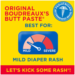 Boudreaux's Butt Paste Original 16oz jar with brush applicator for mess-free application.