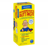 Boudreaux's Butt Paste original formula tube front view showing the 2-ounce packaging and branding for fast relief