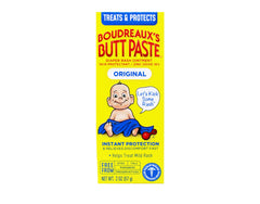 Boudreaux's Butt Paste Original tube in a 2oz pack for baby diaper rash relief.