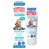 Boudreaux's Butt Paste Sensitive Skin tube provides gentle diaper rash relief for babies.