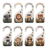 BOXOB animal-pattern wooden baby closet dividers organize clothes with charming nursery decor