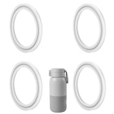 BOXOB seal rings four-pack closeup shows durable silicone for secure bottle warmer seals.