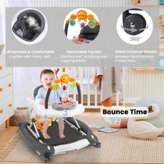 Boyro Baby walker triangular-stability frame highlights safety and stability.