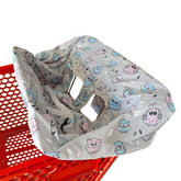 Brain Architect Child cart cover front view demonstrates 2-in-1 shopping cart and high chair solution for outings