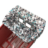 Brain Architect Child simple blue-dot cart cover front view keeps baby comfy on outings