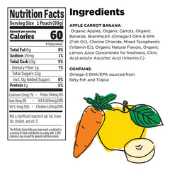 Brainiac Omega-3s pouch highlights DHA EPA and choline for brain-friendly nutrition
