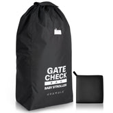Bramble gate-check stroller bag with drawstring closure protects your stroller during travel.