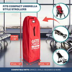 Bramble gate-check strap and padded handle for comfortable transport