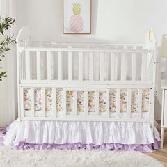 Brandream 28x52 crib sheets fit standard crib and toddler mattresses securely.