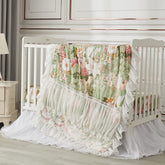 Brandream Garden Floral comforter offers soft, cozy nap-time comfort.