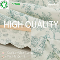 Brandream crib skirt fits standard crib or toddler bed for easy updates.