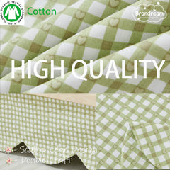 Brandream four-sided drop fits standard cribs with secure coverage.