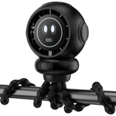 BreezeBoost stroller fan clipped on a stroller delivering gentle airflow for baby comfort