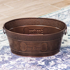 BREKX bin placed in entryway to keep pet gear organized.