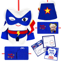 Breling Tooth Pillow Kit blue hero-tooth pillow for cozy bedtime moments