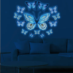 Bremorou 25 butterflies set enhances playful ceiling or wall accents.