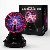 Brewish plasma ball main glow enhances room ambiance with sci fi flair