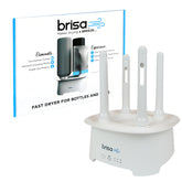 Brisa Rack bottle drying rack front view shows a compact counter drying solution.