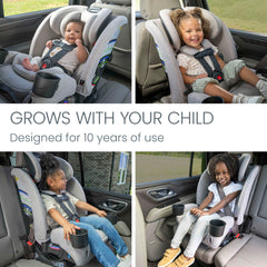 Britax One4Life Slim converts to forward-facing mode for growing toddlers.