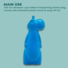 Brite Concepts small-hands grip dinosaur cup for easy handling during sipping