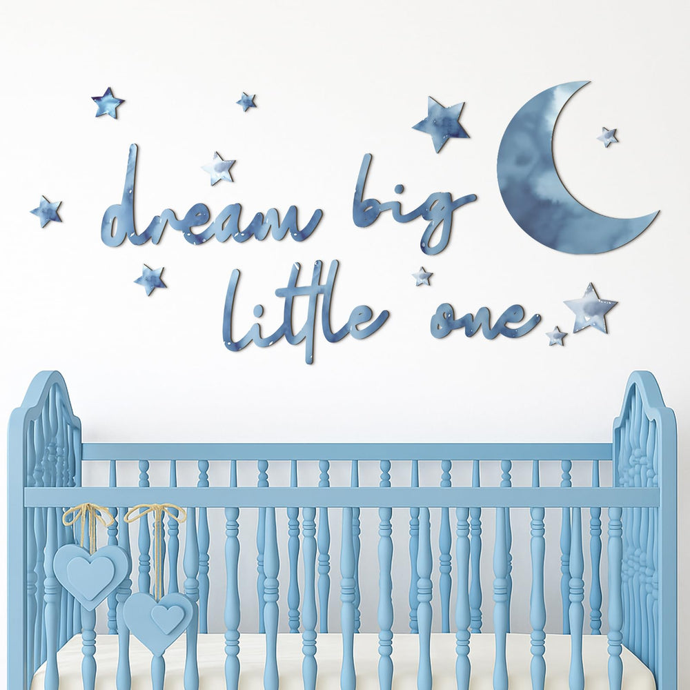 Briwooody dream big sign wall art enhances nursery inspiration and playful decor