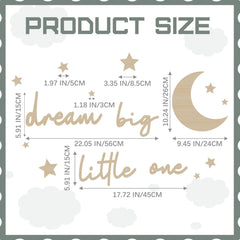 Briwoody Little One sign complements neutral nursery theme with timeless appeal
