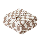 Brnabiou ultra-soft muslin blanket close-up texture for gentle baby skin comfort in coffee